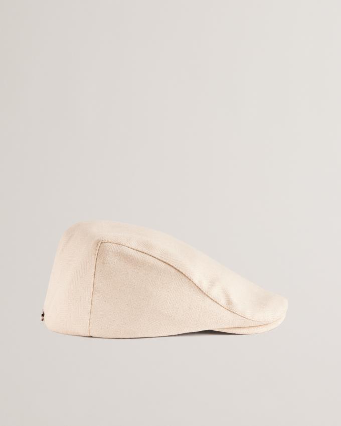 Casquette Ted Baker Herringbone Flat Blanche Homme | MVB-22129285